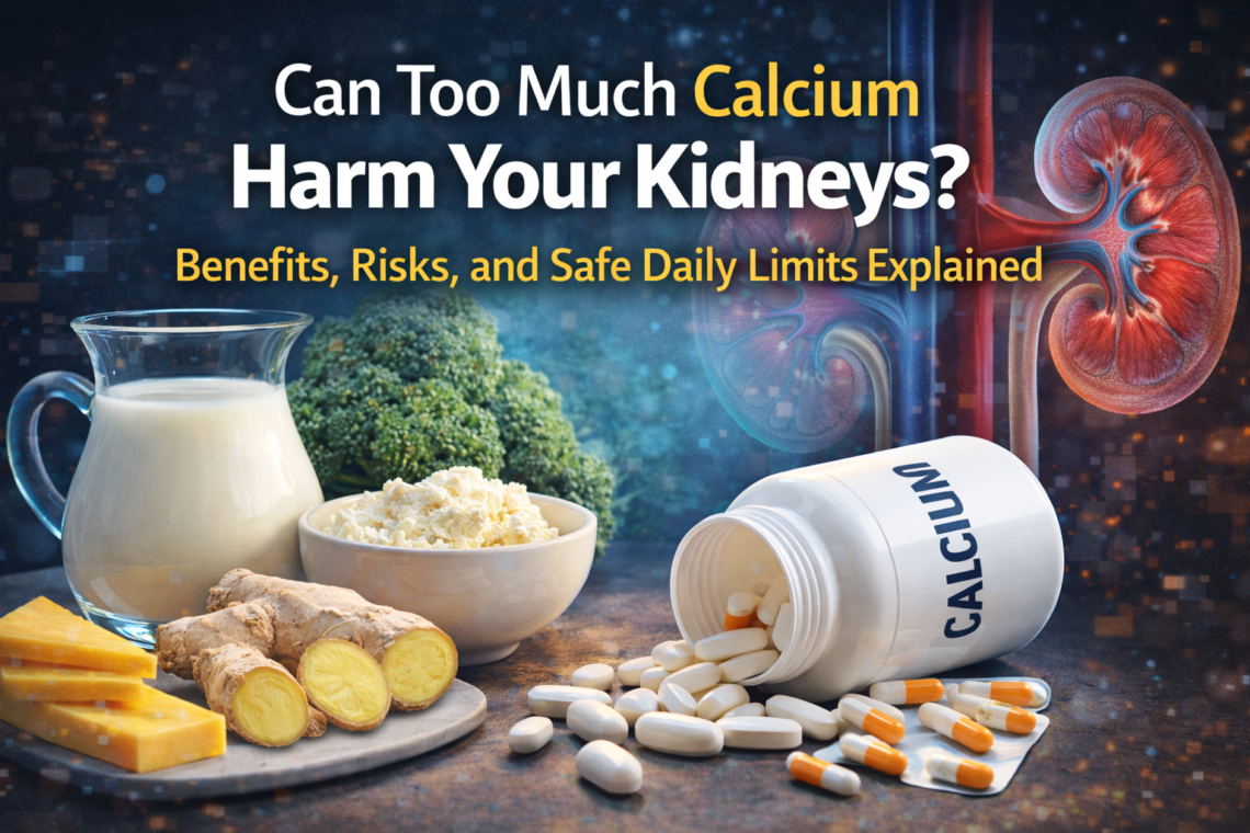 Can Too Much Calcium Harm Your Kidneys? Benefits, Risks, and Safe Daily Limits Explained